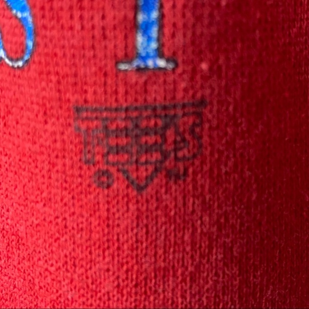 Vintage 90’s Florida In God We Trust Red Crewneck Sweatshirt Made in USA Medium - Picture 2 of 9